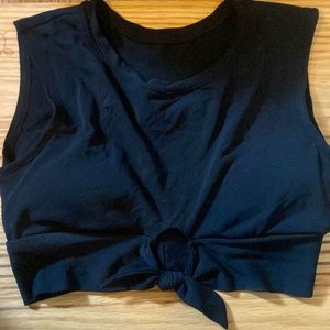 Robin Piccone Ava Black Tank Bikini Top S NWOT Previous Posh w/ tags didn’t fit